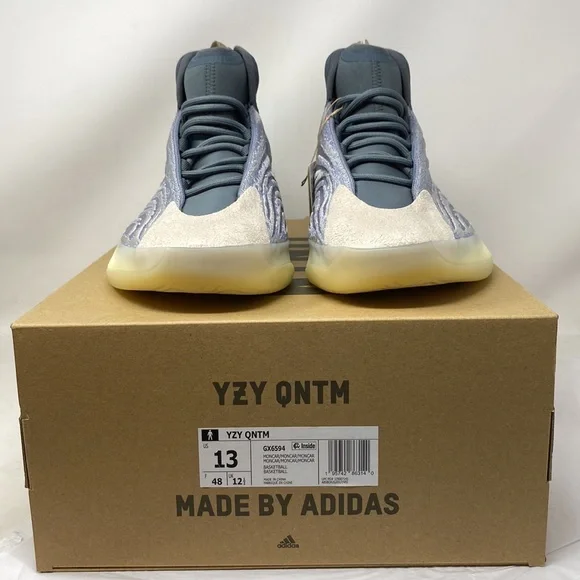 Adidas Yeezy QNTM Mono Carbon GX6594 Men's Size 13